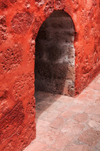 Passage In Old Red Wall