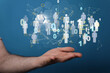 © vegefox.com - people network structure HR - Human resources management and recruitment