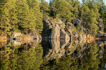 Wall Mural - View of The Lake Matildanjarvi, Teijo National Park, Finland