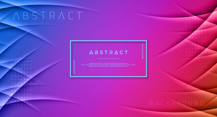 Poster - abstract trendy colorful background. Modern background with prominent texture lines.