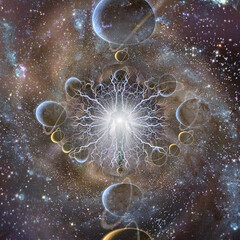 Wall Mural - soul in space