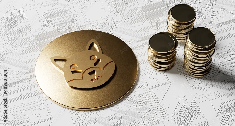 Cryptocurrency Shib Inu Coin Block chain	
