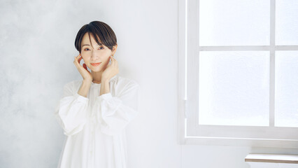 Poster - 爽やかな女性　美容イメージ