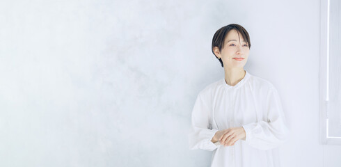 Poster - 爽やかな女性　美容イメージ
