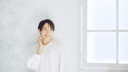 Poster - 爽やかな女性　美容イメージ