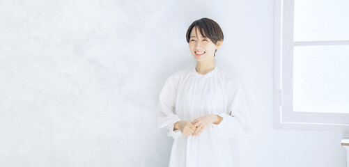 Poster - 爽やかな女性　美容イメージ