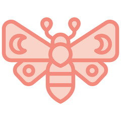 moth two tone icon