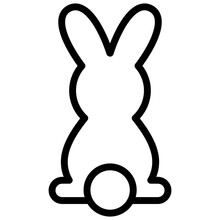 Bunny Outline Icon