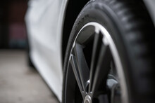 Close Up Of A Car Wheel