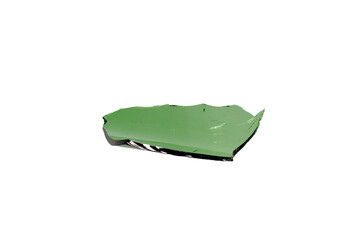 Aufkleber - green shard glass isolated on white background