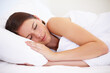 © Tabitha Rose/peopleimages.com - Sleeping beauty. A young woman fast asleep.