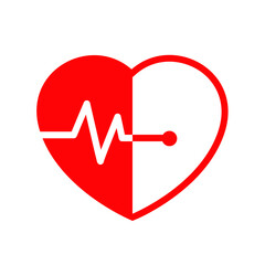 Wall Mural - heart cpr medical icon vector design	
