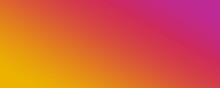 Abstract Gradient Red Orange And Pink Soft Colorful Background. Modern Horizontal Design For Mobile App