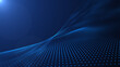 © M2L - Technology Wave abstract background,blue abstract background, beautiful abstract wave technology background with blue light digital effect corporate concept,