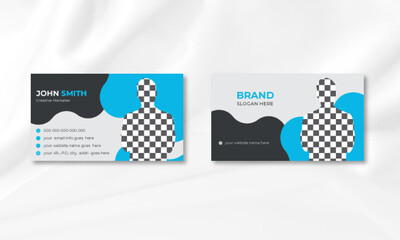 Wall Mural - Stylish modern business card design template. Creative visiting card print template and stationery design.