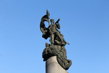 Statue Of Belarussian Partisan