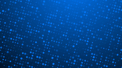 Poster - abstract dot blue pattern gradient texture technology background.