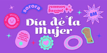 Banner Del Dia De La Mujer (8m)