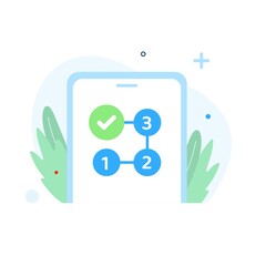 Poster - Easy to use mobile app concept illustration flat design vector eps10. modern graphic element for landing page, empty state ui, infographic, icon