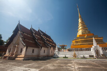 Wat Phrathat Chae Haeng Temple In Nan Province, Northern Thailand