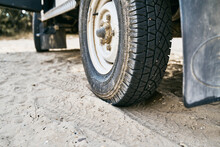 SUV Tires At Dune Of Pilat
