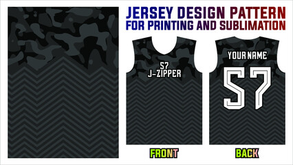 Wall Mural - abstract pattern design jersey printing, sublimation jersey for team sports football, basketball, volleyball, baseball, etc