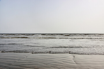 Poster - The view of Arabian sea in Clifton Beach of Karachi, Pakistan