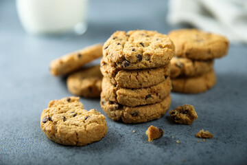 Poster - Traditional homemade chocolate chip cookies