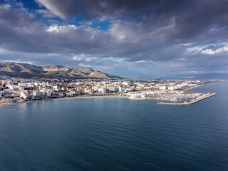 Sticker - aerial view of the cos de del sol