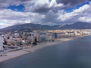 Sticker - aerial view of the cos de del sol coastline