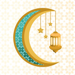 Wall Mural - ramadan kareem crescent moon