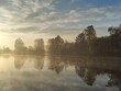 © dianacoman - Misty morning on the lake - autumn morning