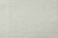 Knitted Texture. Texture Of Jacquard Fabric With Gray Geometric Pattern. Crochet Mosaic Pattern.