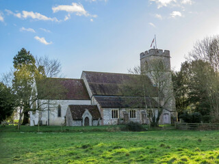 Wall Mural - Holy Trinity Church Wonston Hampshire England