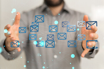 Poster - Sending email from a mobile .