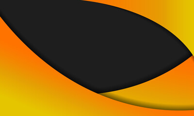 Wall Mural - gradation orange yellow abstract simple background