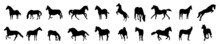Horse Silhouette, Mustang Silhouettes Pack