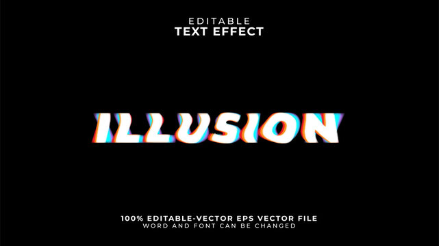 illusion editable text fx