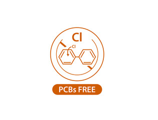 Canvas Print - pcbs free icon vector illustration