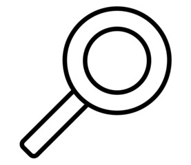 Canvas Print - magnifying glass icon design