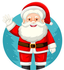 Sticker - Christmas theme with Santa