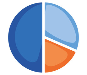 Poster - pie chart icon