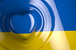 Ukraińska flaga z sercem
