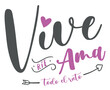 © noemi - Vive,Ríe, Ama. lettering castellano, Frases positivas, recursos gráficos