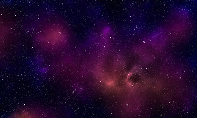 space background with nebula and stars.
