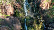 Falls In Morialta Conservation Park - Travel Destination And Australia Landmark
