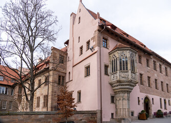 Wall Mural - Haus mit historischem Erker in Nürnberg