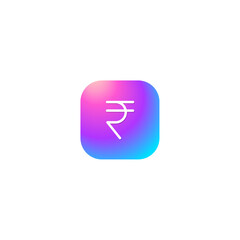 Sticker - Indian rupee