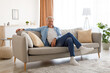 © Prostock-studio - Mature man having rest at home on the couch
