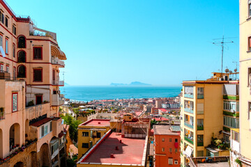 Poster - Naples City centre in Campania Italy.